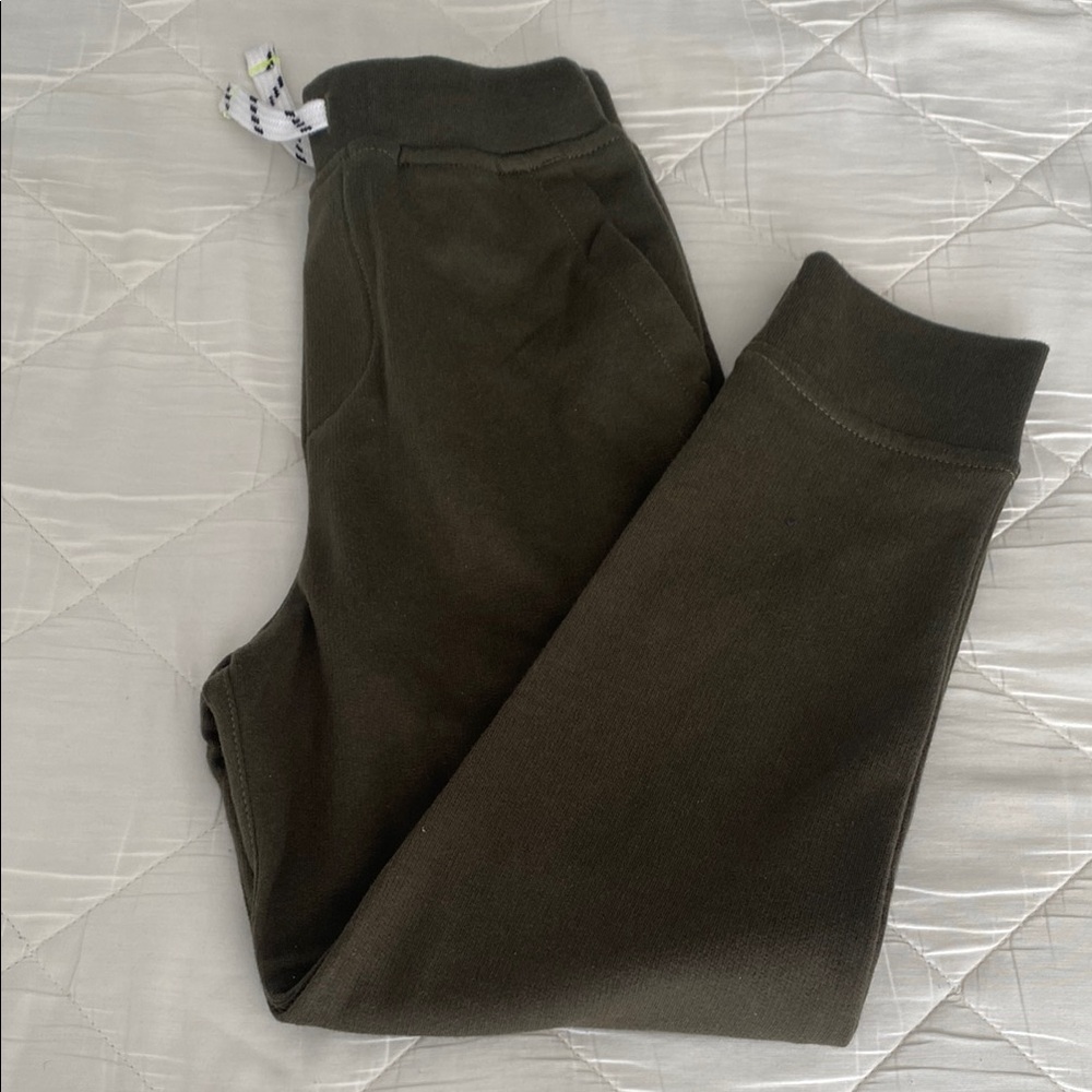 Kids JCrew/Crewcuts Olive Green jogger sweats